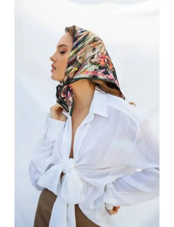 Bet and Malfie Luxury Silk Electra Scarf (60x60)