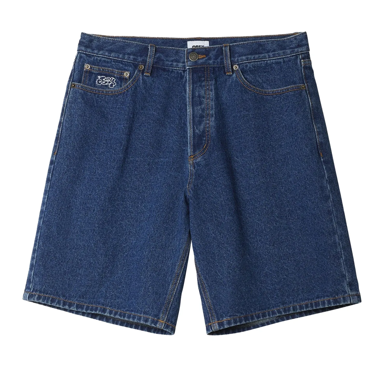 Bigwig Baggy Denim Short Stonewash Indigo