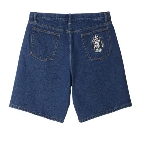 Bigwig Baggy Denim Short Stonewash Indigo