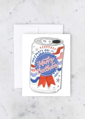 Birthday Beer Card