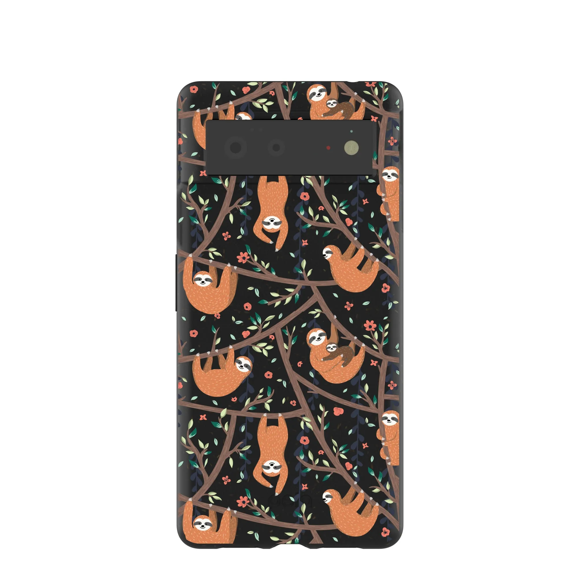 Black Jungle Sloths Google Pixel 6 Case