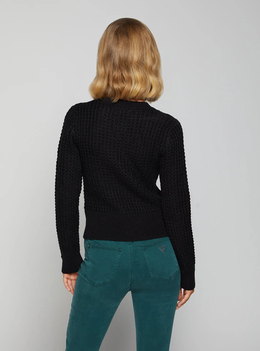 Black Multi Georgie Knit Top