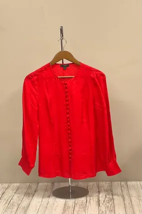 Blouse Long Sleeve By J Crew  Size: 2