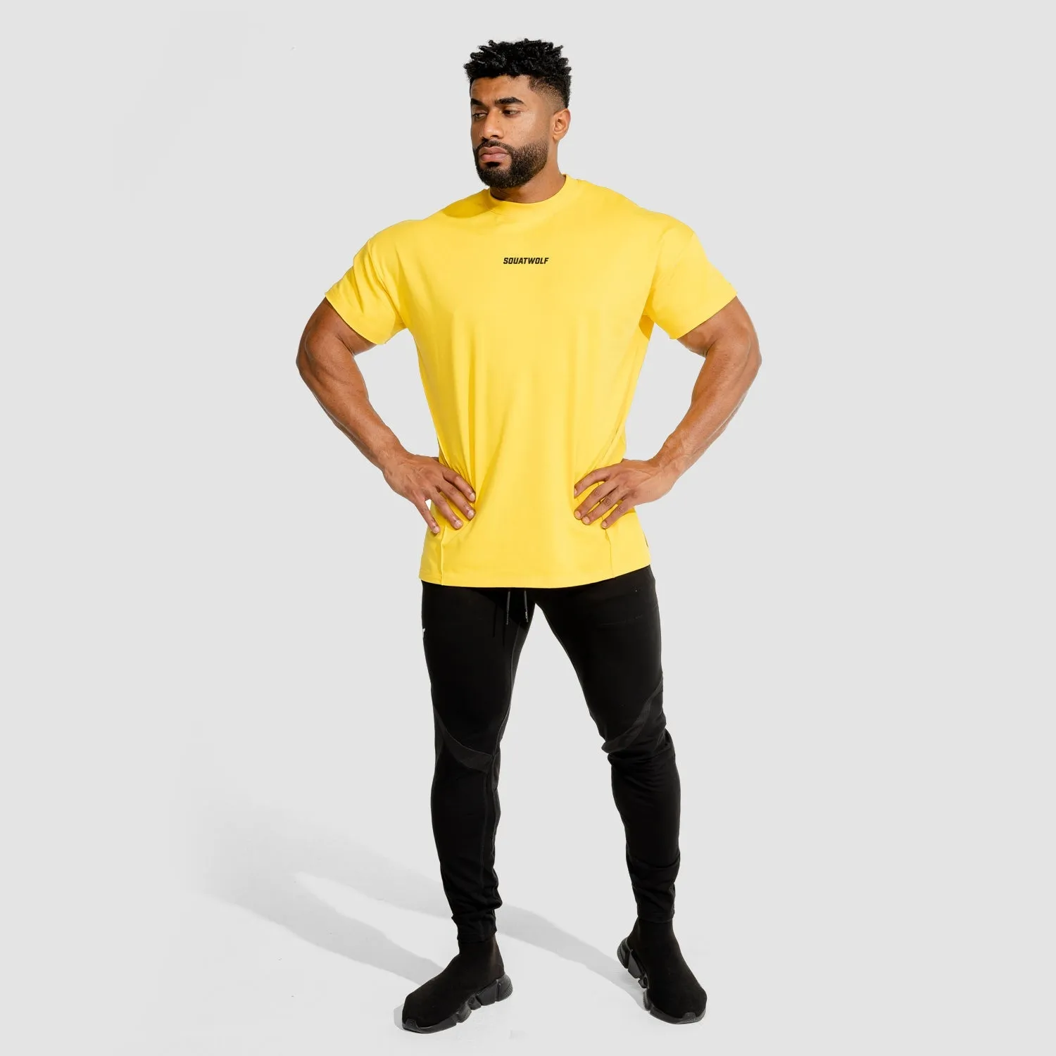 Bodybuilding Tee - Yellow