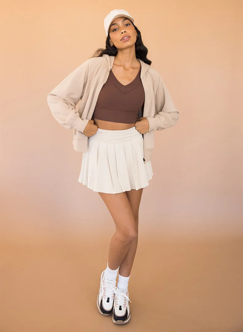 Box Pleat Skort