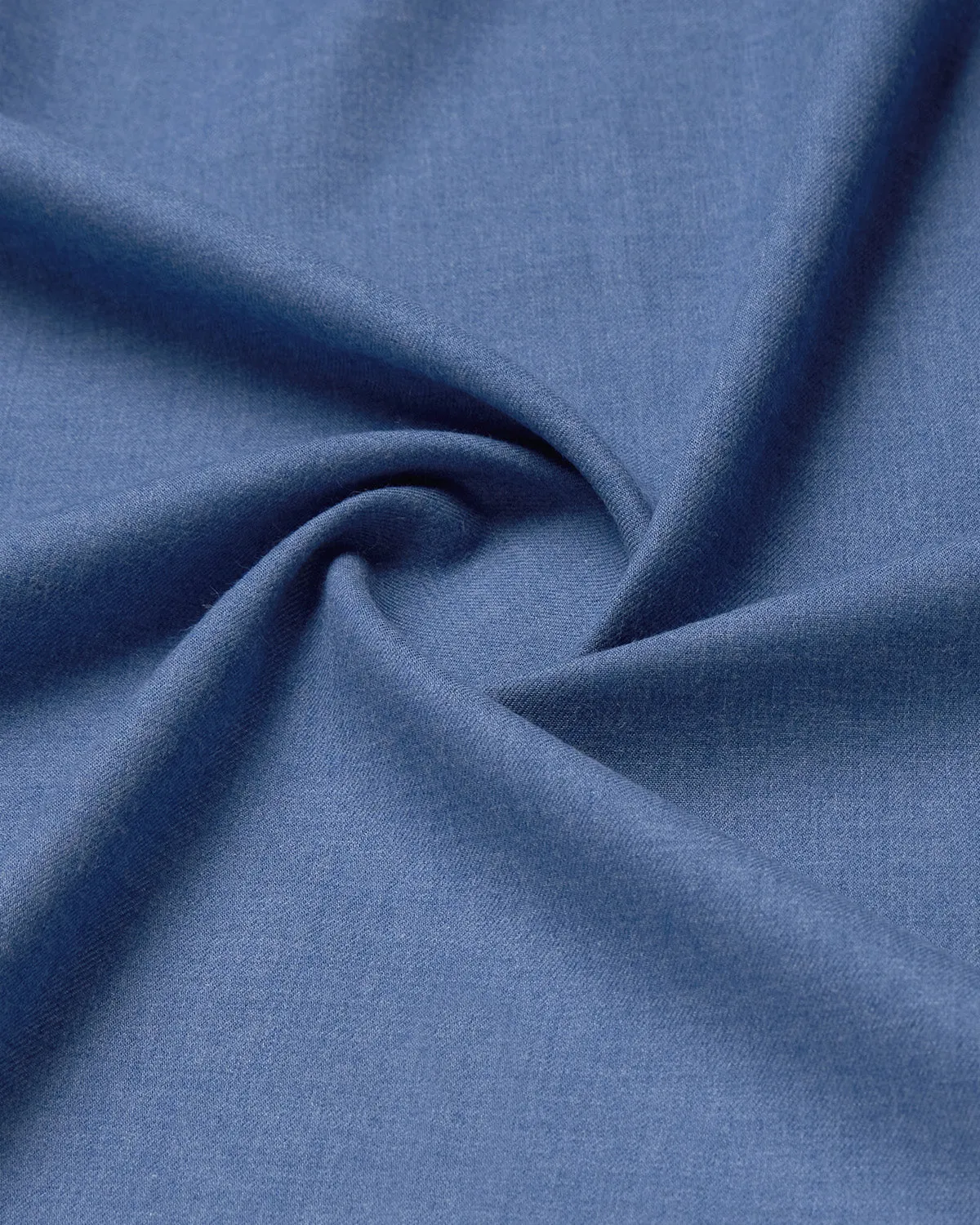 Brushed Twill Shirt - Blue