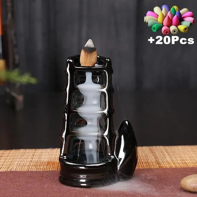 Buddhist Lotus Ceramic Incense Burners