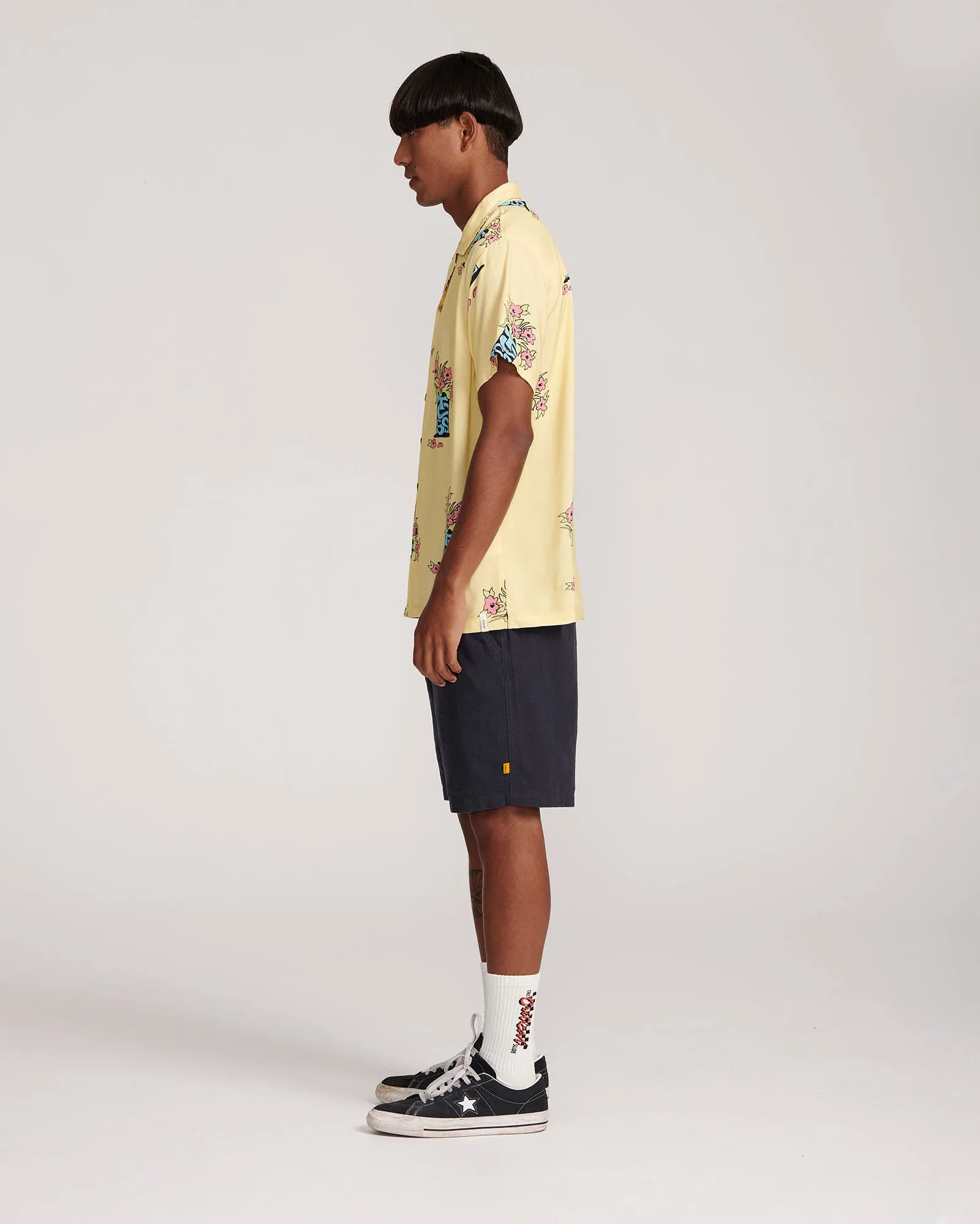 Bunched Resort Shirt - Lemon