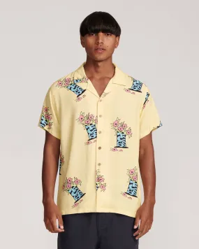 Bunched Resort Shirt - Lemon