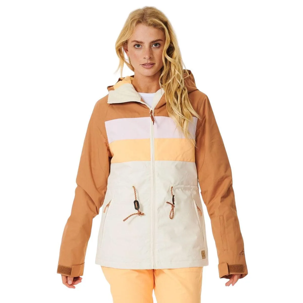 Campera Snow Rip Curl Rider Betty Marron Crudo