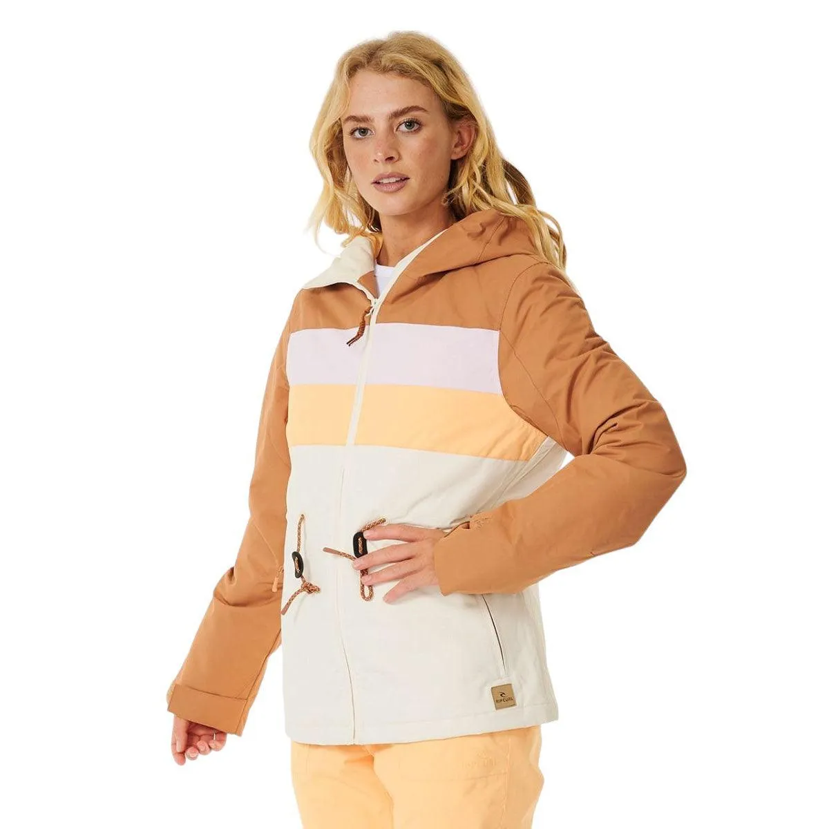 Campera Snow Rip Curl Rider Betty Marron Crudo