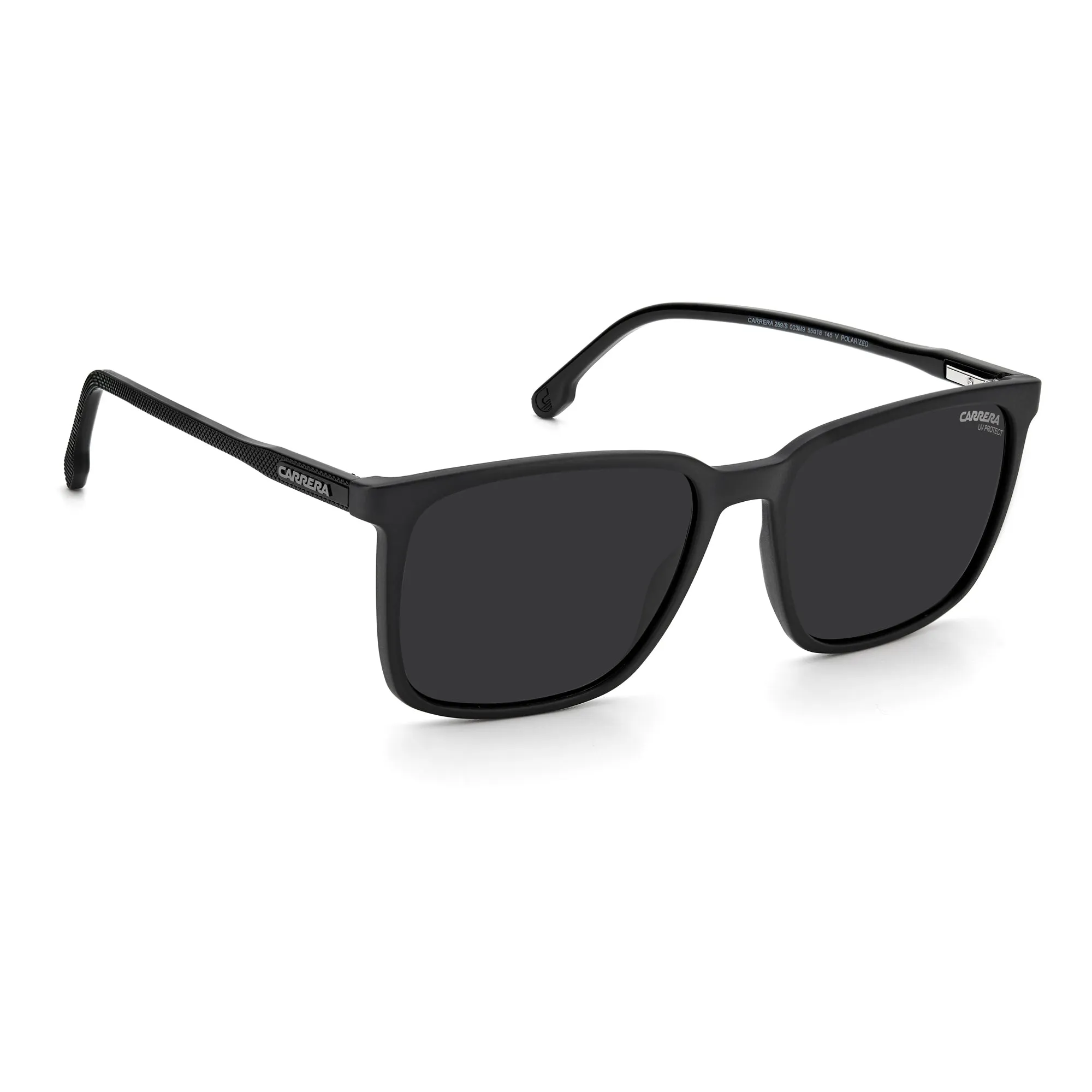 Carrera 259/S 003 55M9(CAR11) Men's Black Sunglasses