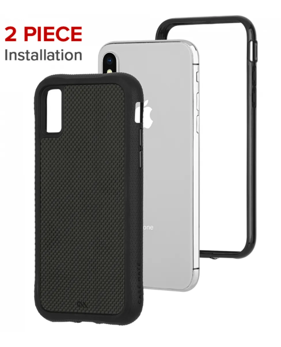 Case-Mate - Protection Collection for iPhone XS Max - Carbon Fiber