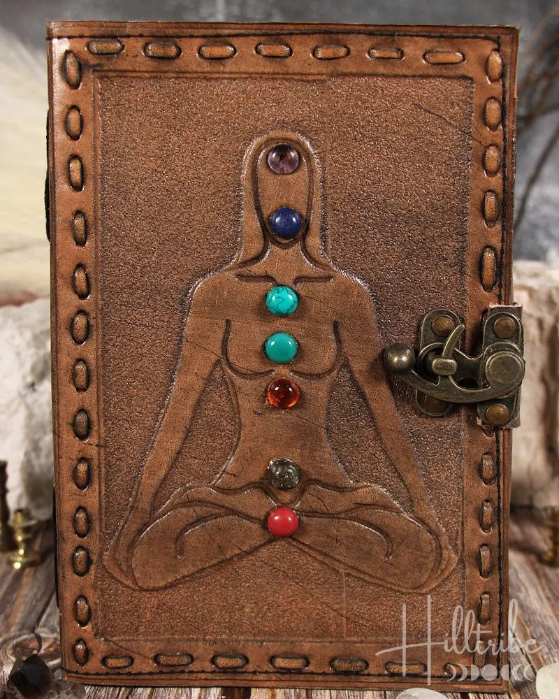 Chakra Yogi Leather Journal