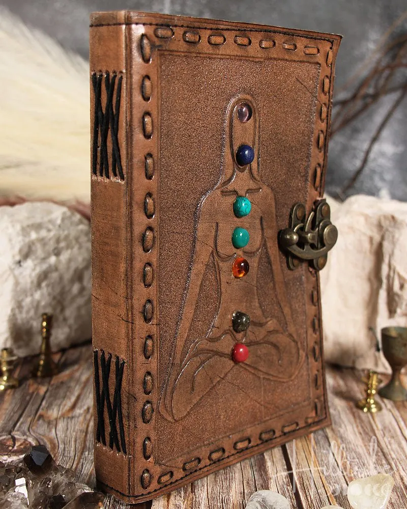 Chakra Yogi Leather Journal