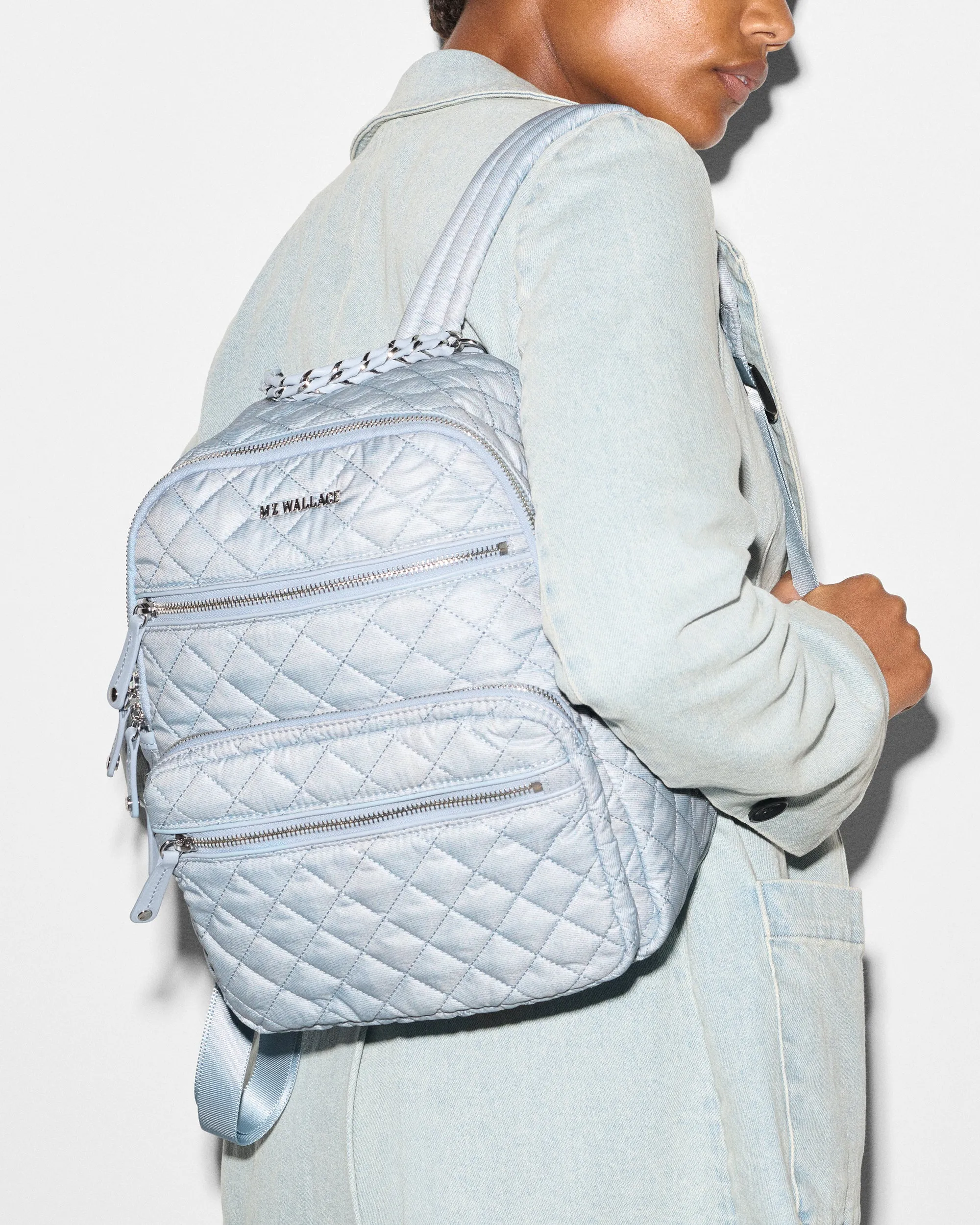 Chambray Small Crosby Backpack