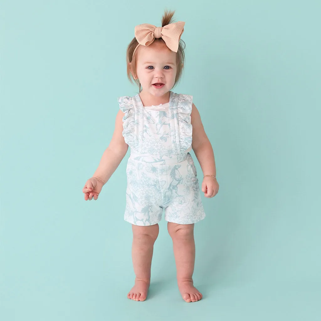 Charlotte Anne French Terry Short Overalls