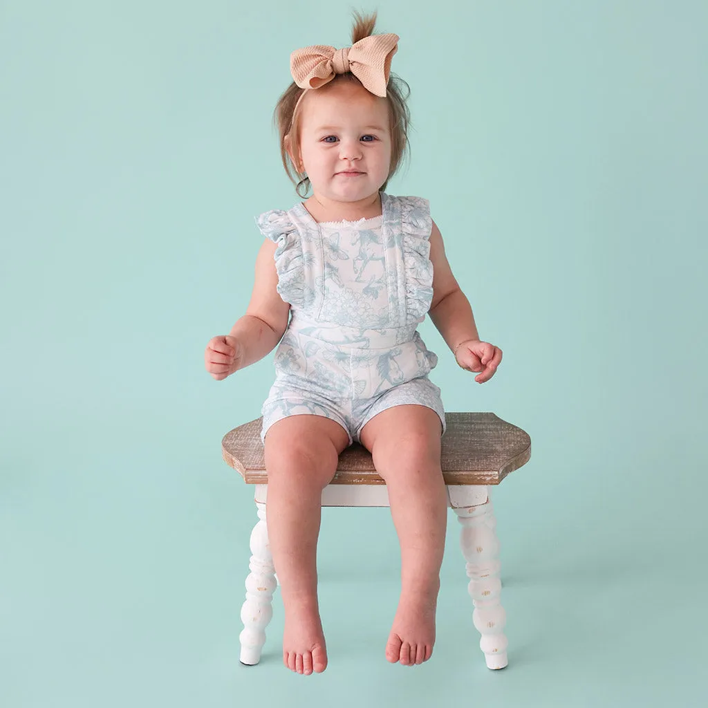 Charlotte Anne French Terry Short Overalls