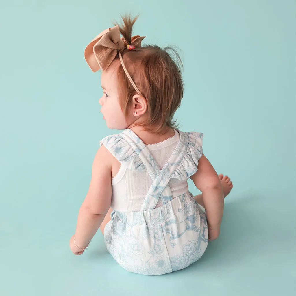 Charlotte Anne French Terry Short Overalls