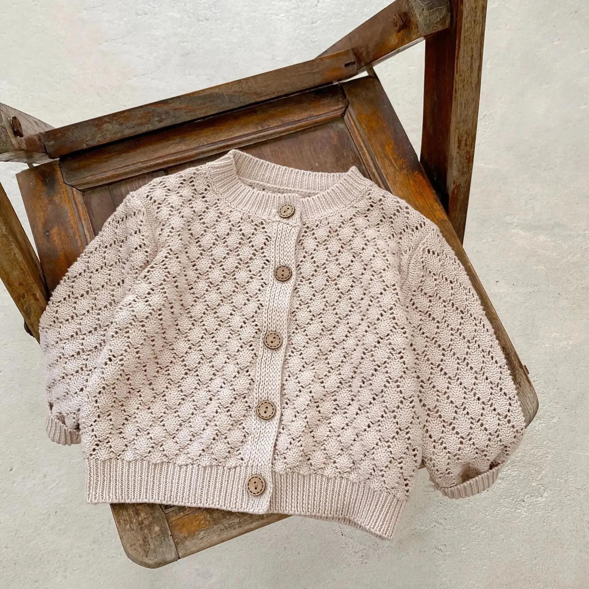 Children's Knitted Cotton Coat