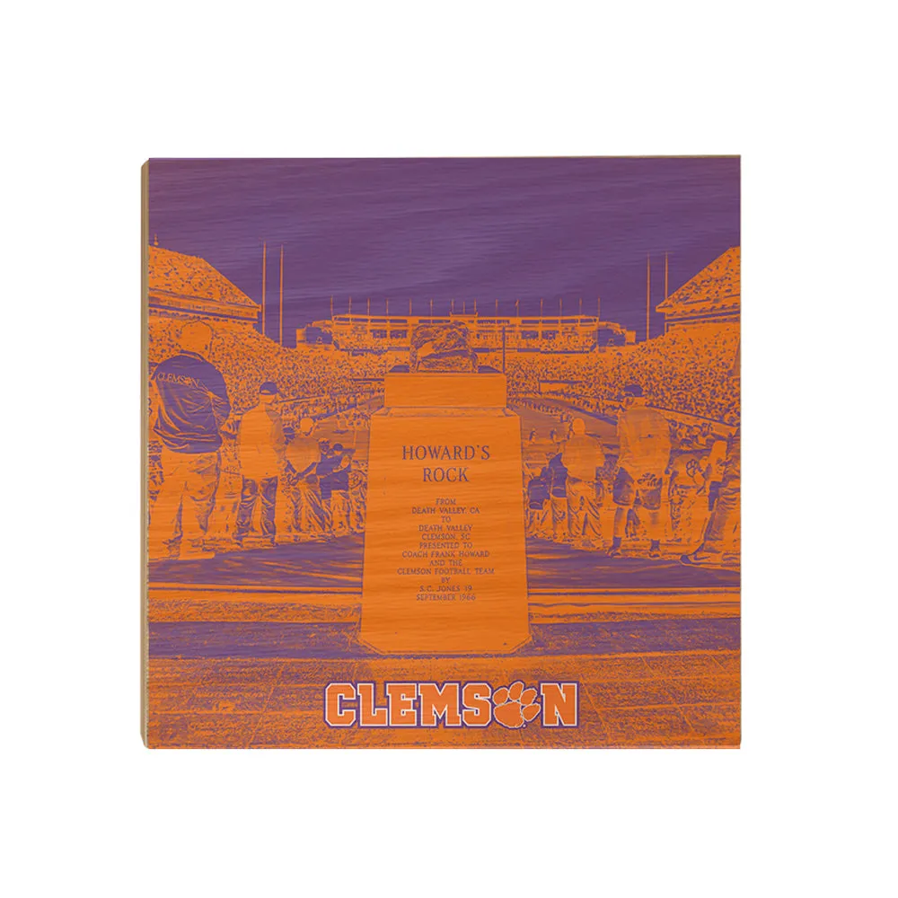 Clemson Tigers - Howard's Rock Duotone