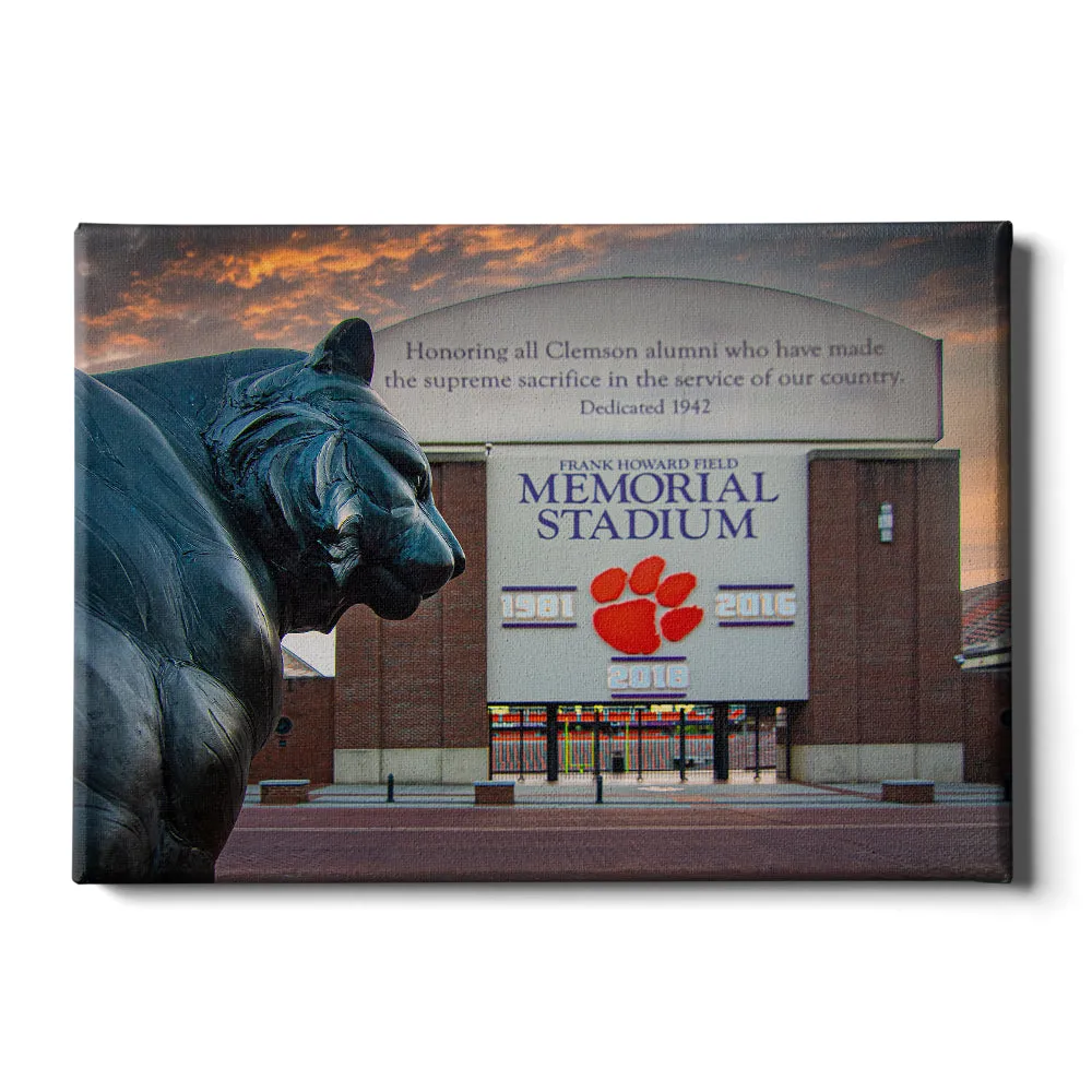 Clemson Tigers - Memorial Stadium Sunset