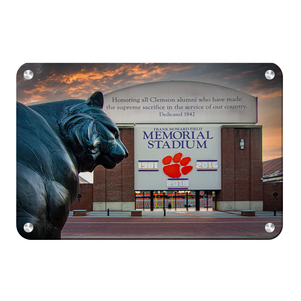 Clemson Tigers - Memorial Stadium Sunset