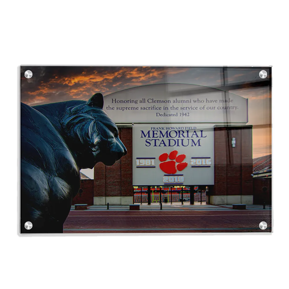 Clemson Tigers - Memorial Stadium Sunset