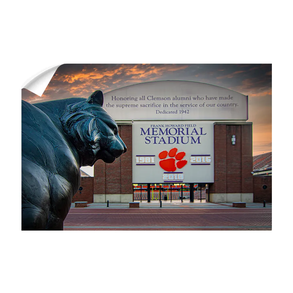 Clemson Tigers - Memorial Stadium Sunset