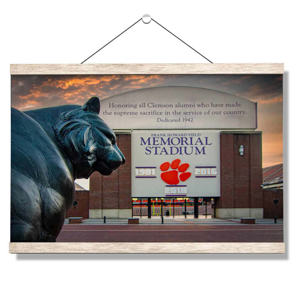 Clemson Tigers - Memorial Stadium Sunset