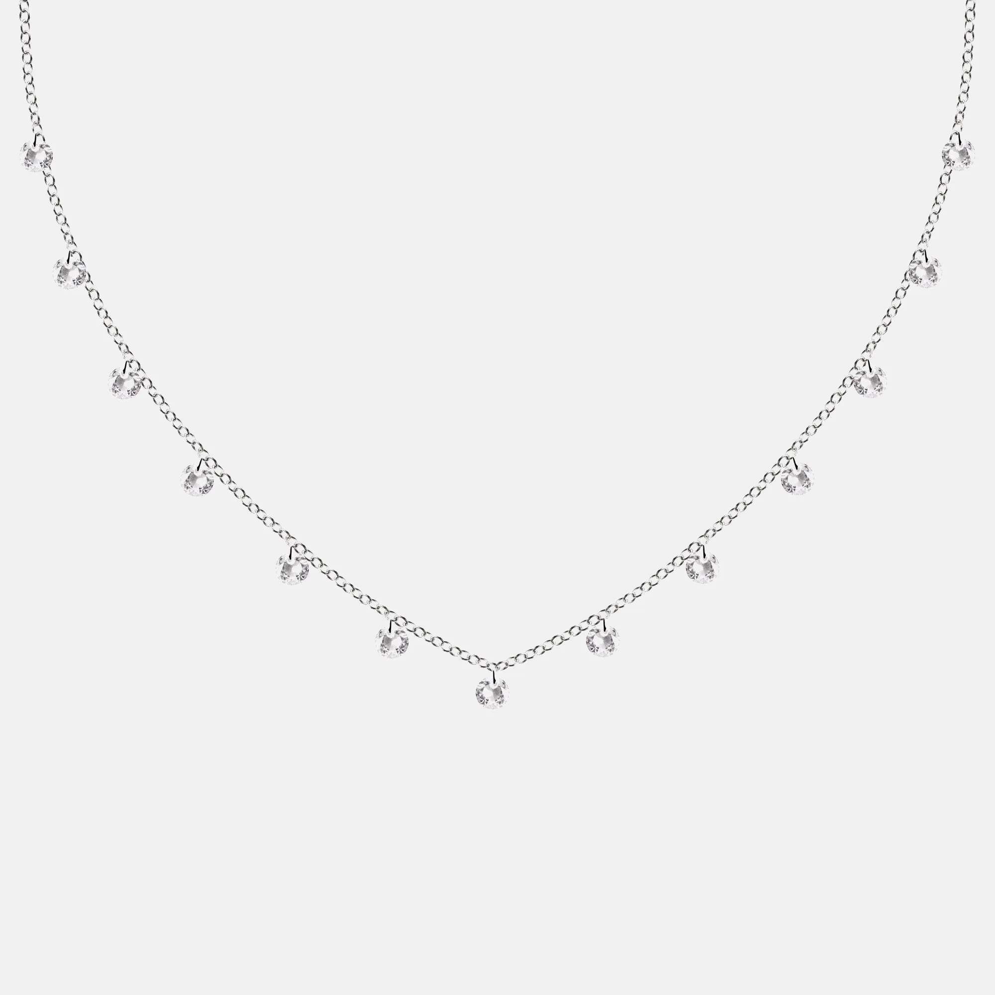 Cleo Silver Necklace