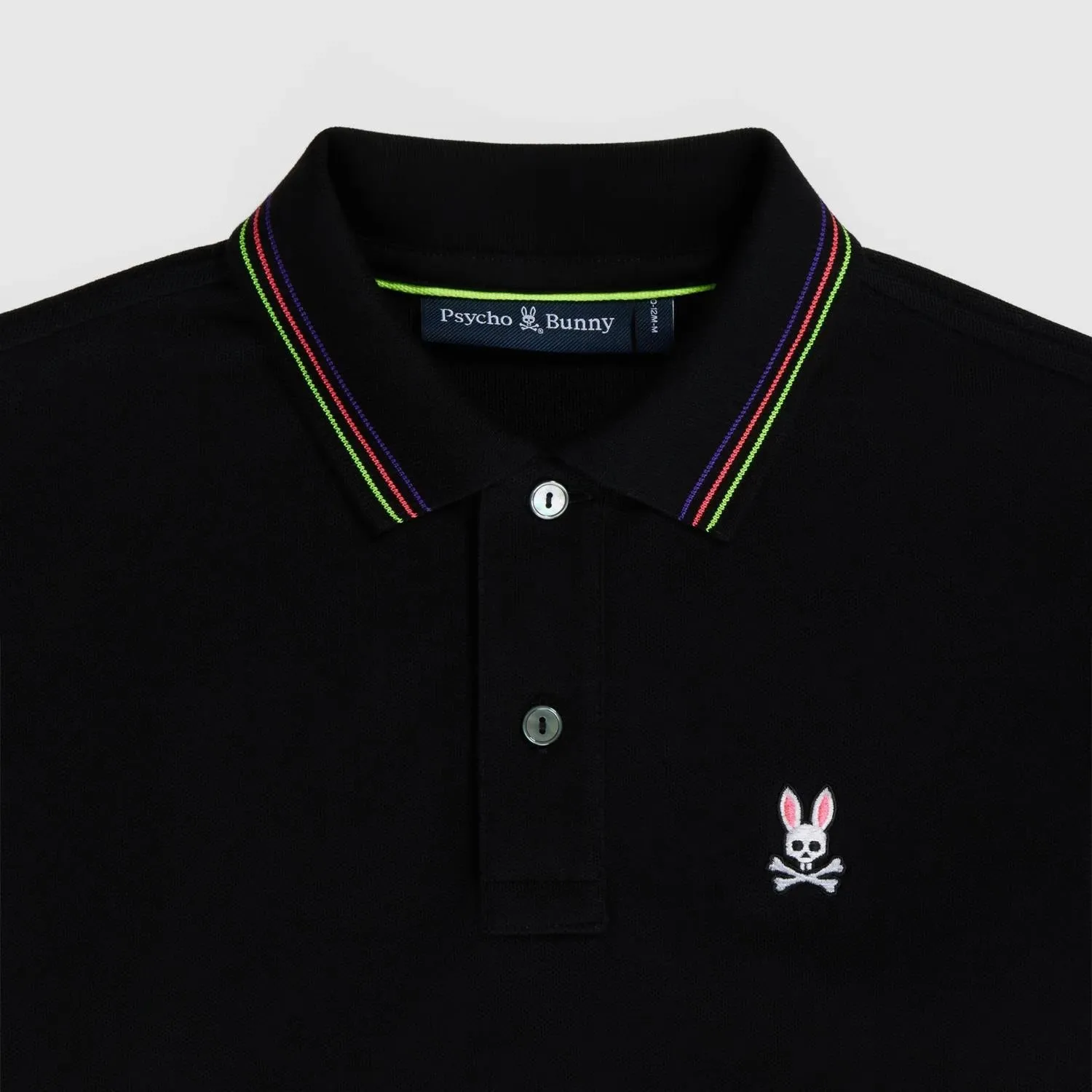 Colton Pique Polo Black - W23