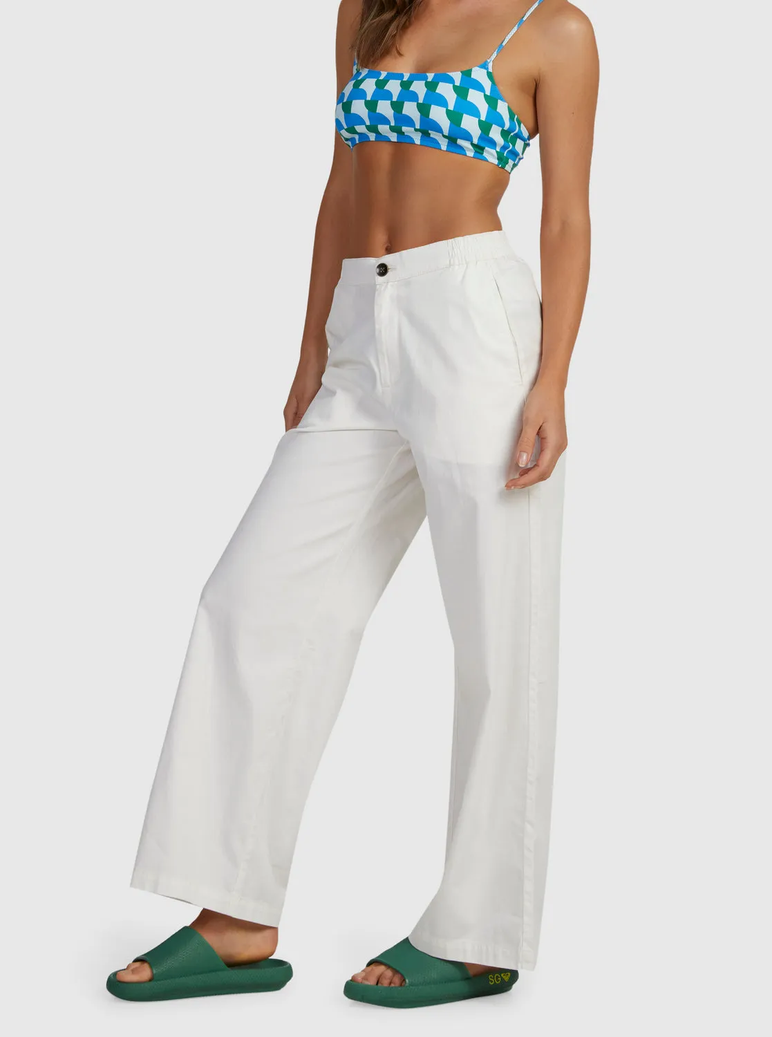 Comfy Palazzo Pants - Blanc De Blanc