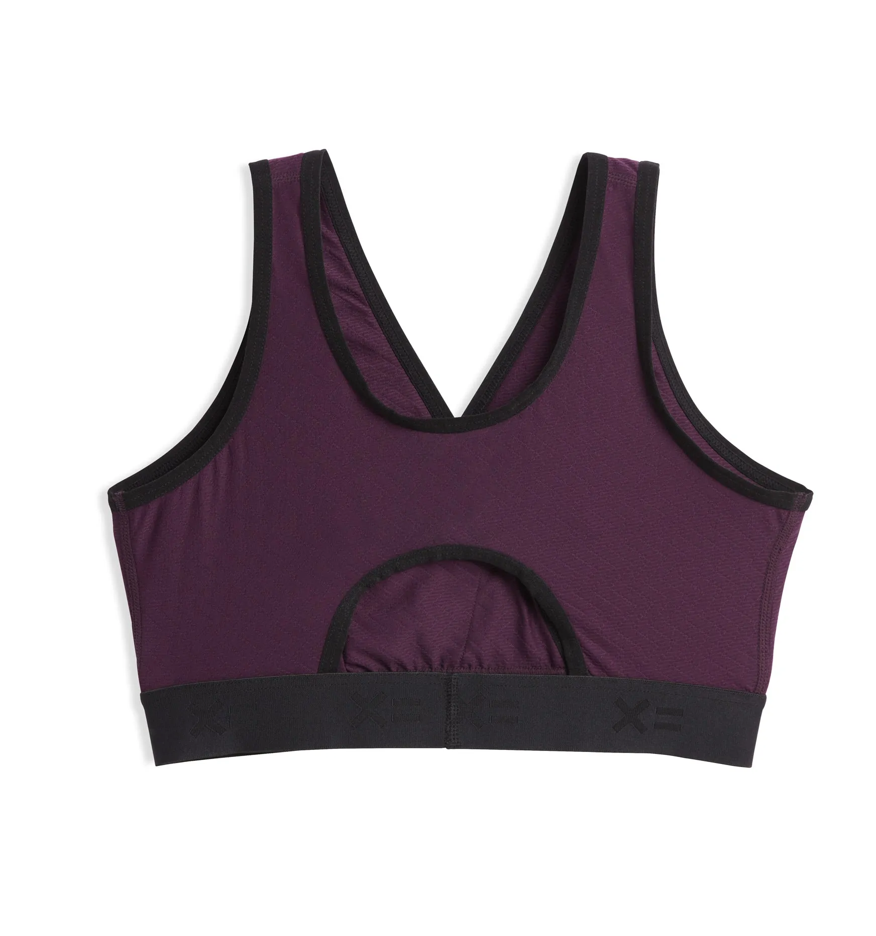 Crossover Cutout Bra LC - Traveler Plum