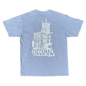 Decimal -'Church' T-Shirt - Grey / White