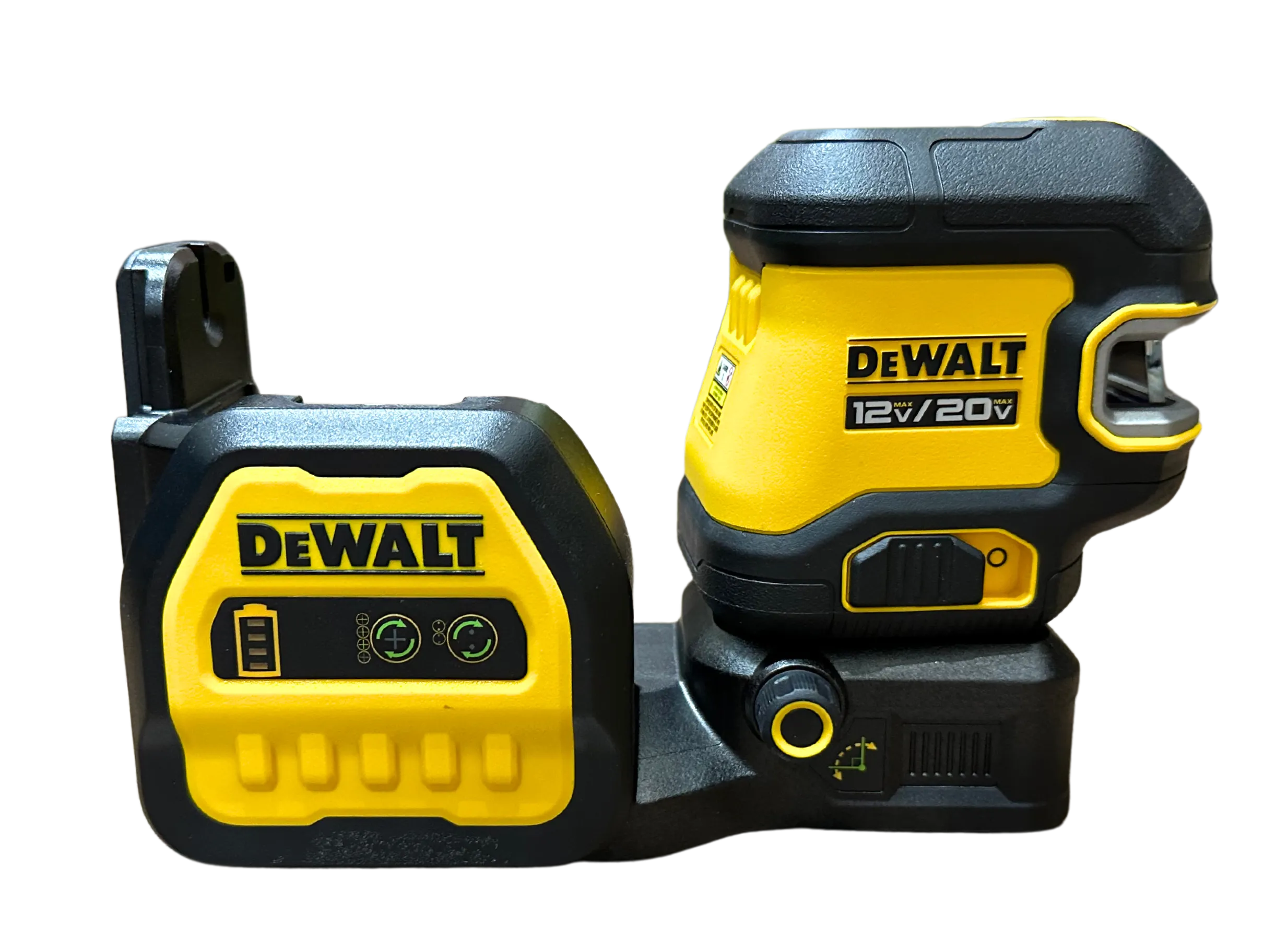 DEWALT 20V/12V MAX Laser Level, 2 Spot Laser and Cross Line Laser