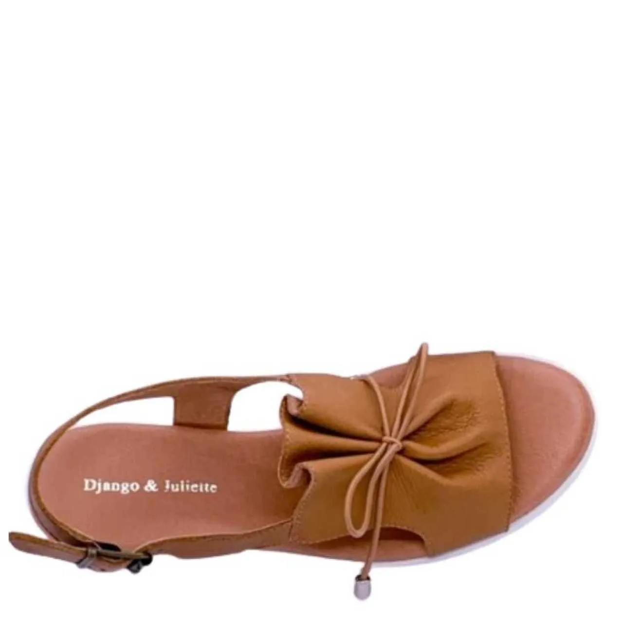 Django & Juliette Malika Leather White Sole ~ Tan ~ Nougat