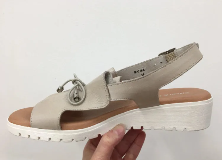 Django & Juliette Malika Leather White Sole ~ Tan ~ Nougat