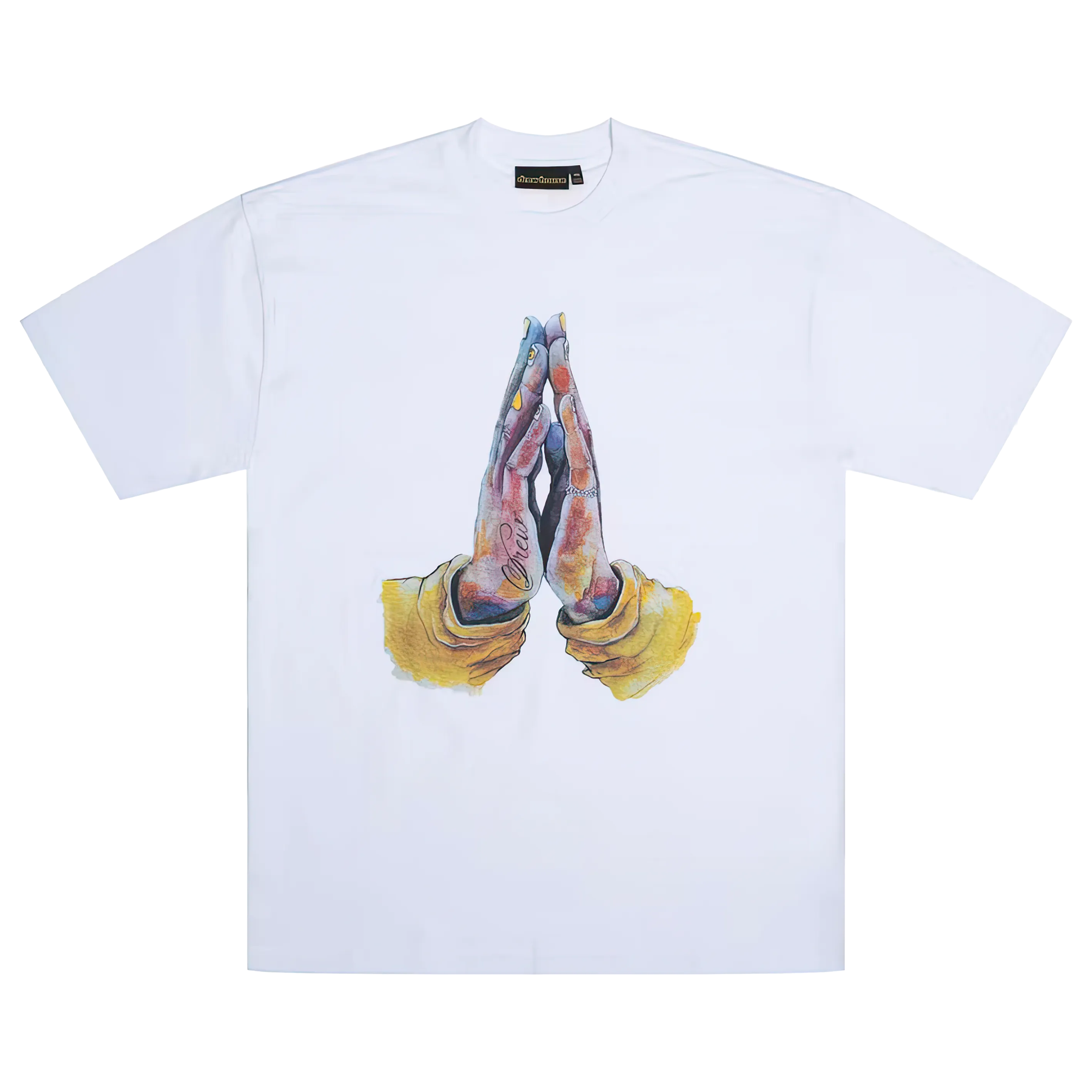 Drew house drew hands ss tee white