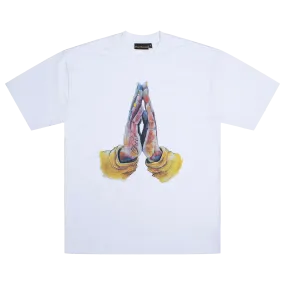 Drew house drew hands ss tee white