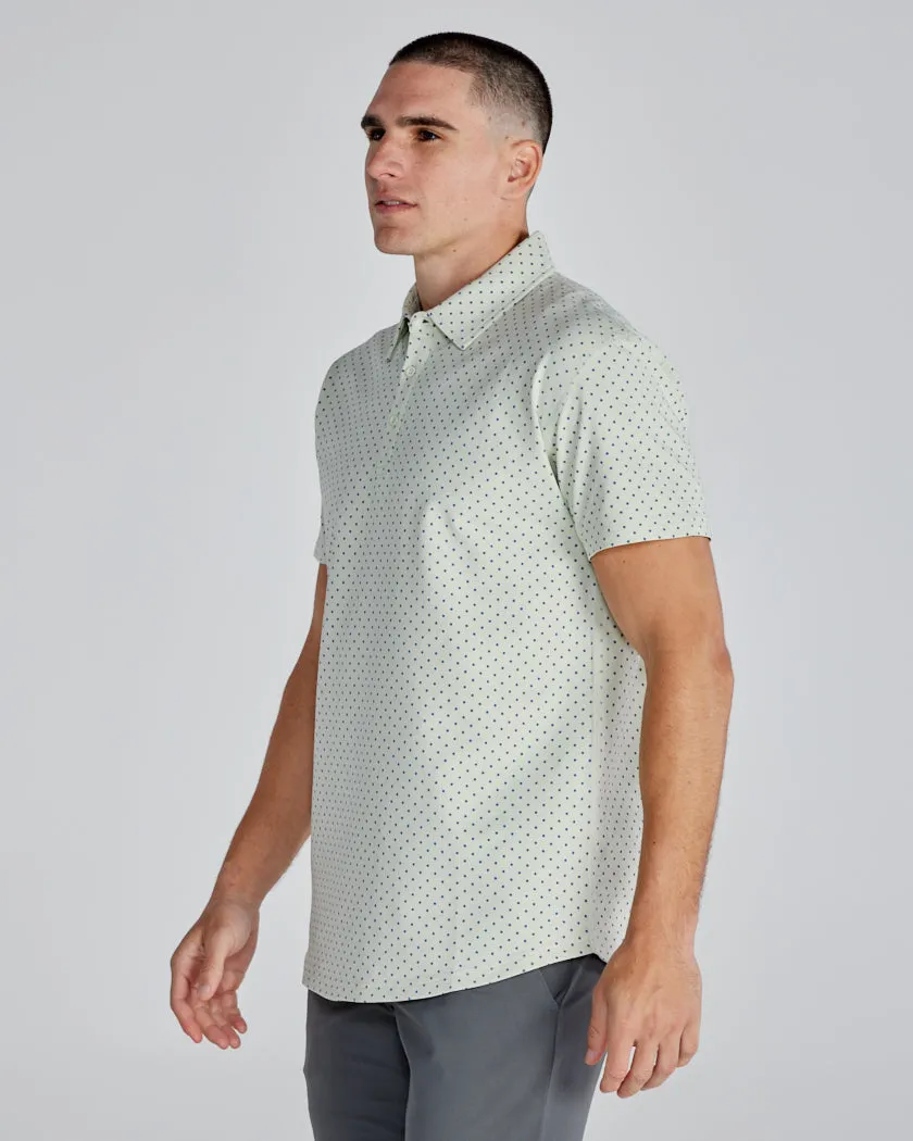 Drop-Cut: LUX Dotted Polo <!-- Size XL -->