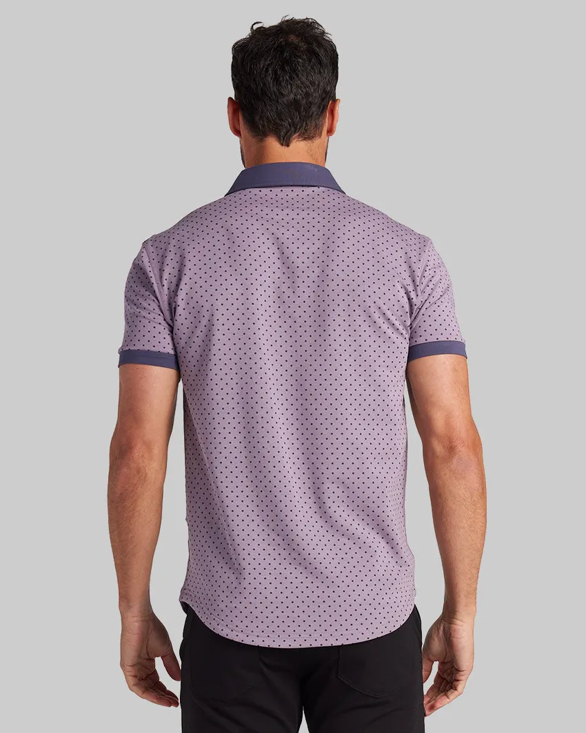 Drop-Cut: LUX Dotted Polo <!-- Size XL -->