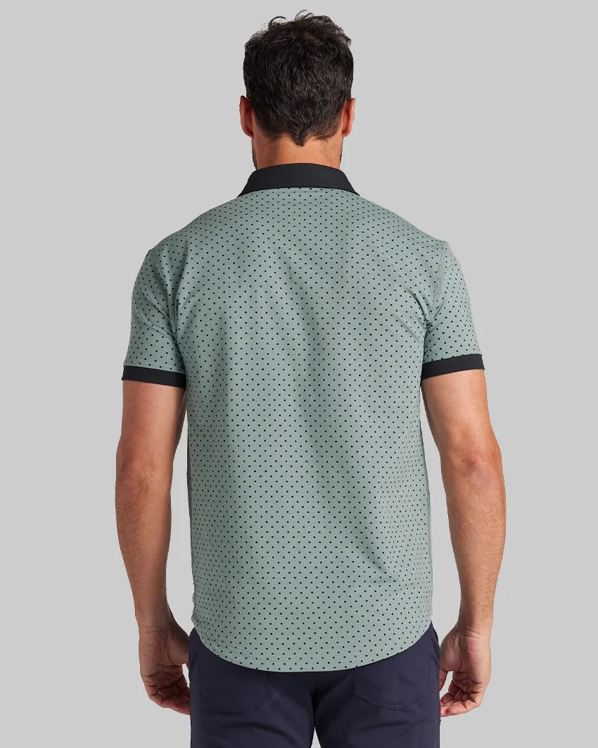 Drop-Cut: LUX Dotted Polo <!-- Size XL -->