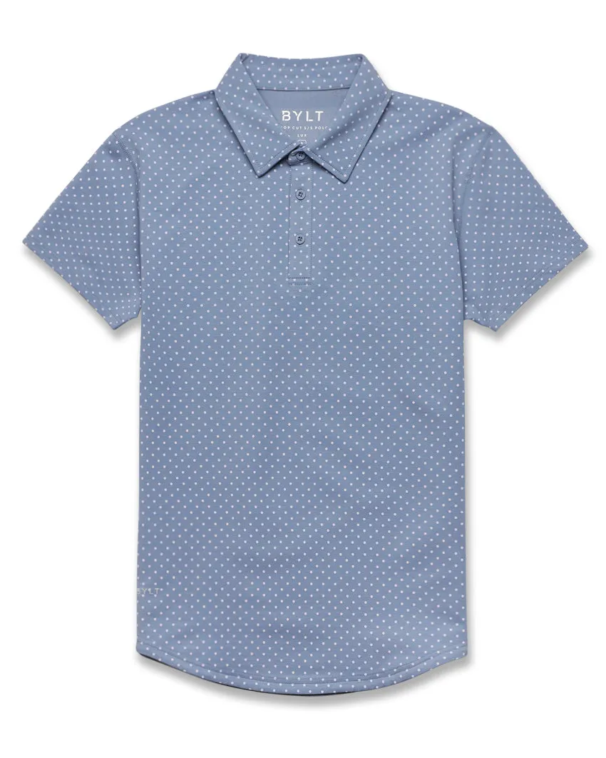 Drop-Cut: LUX Dotted Polo <!-- Size XL -->