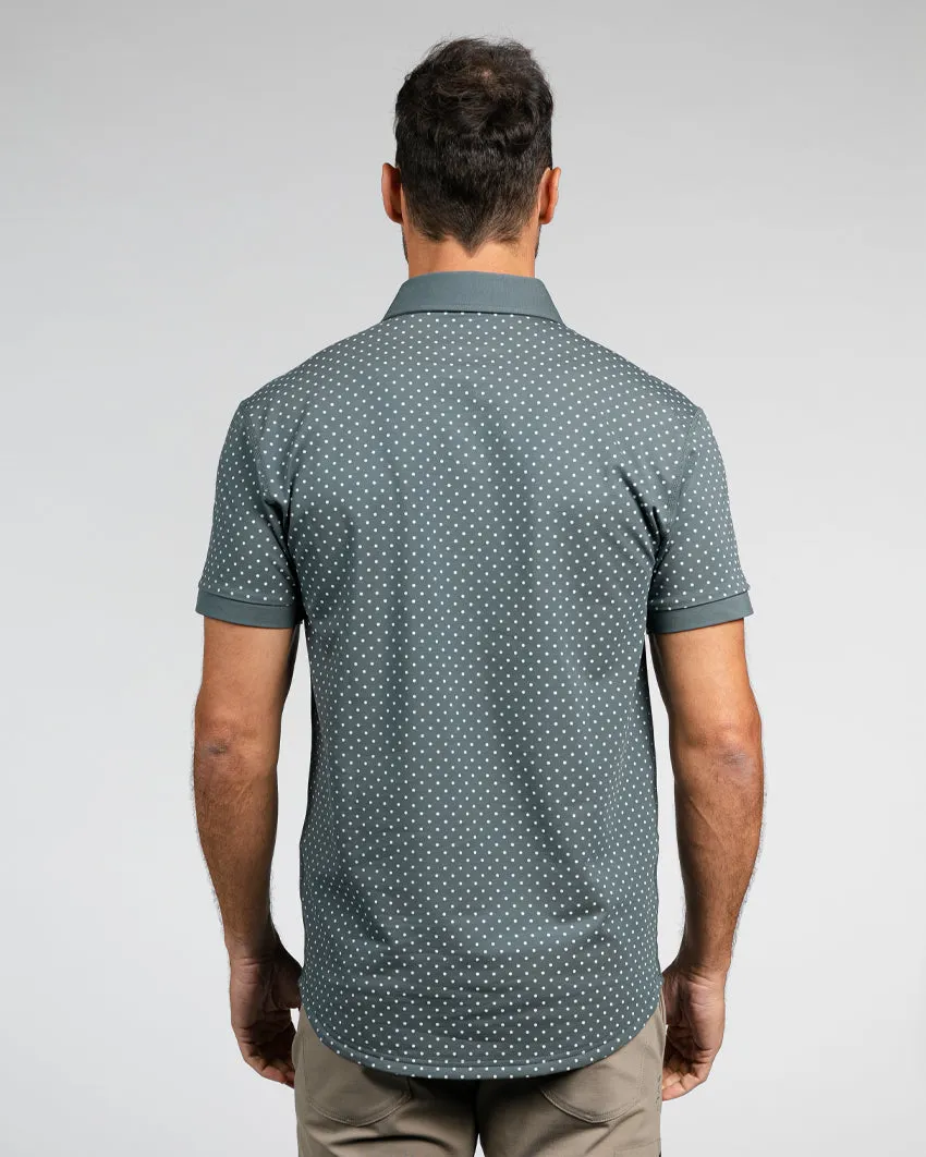 Drop-Cut: LUX Dotted Polo <!-- Size XL -->