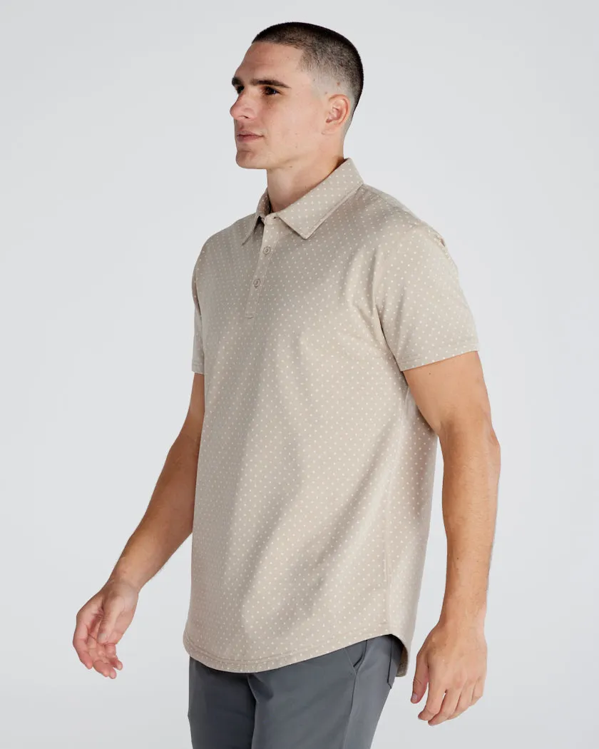 Drop-Cut: LUX Dotted Polo <!-- Size XL -->