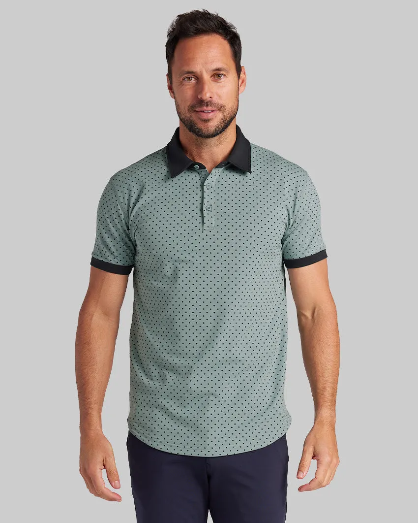 Drop-Cut: LUX Dotted Polo <!-- Size XL -->