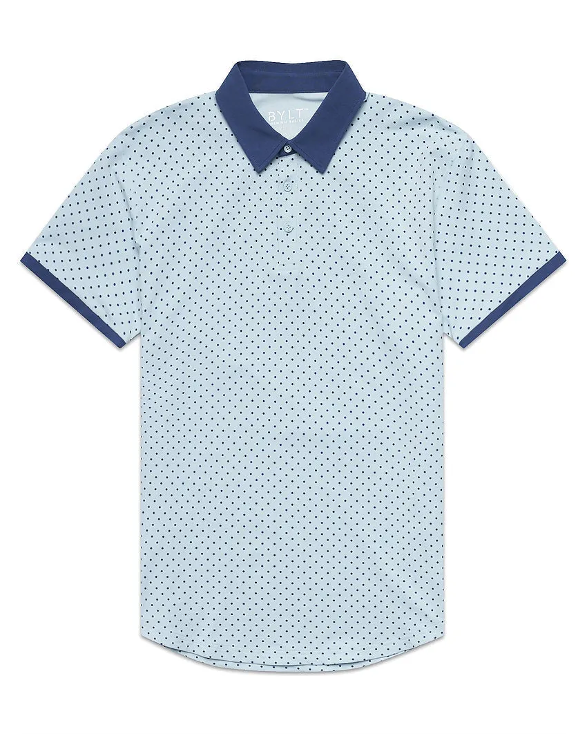 Drop-Cut: LUX Dotted Polo <!-- Size XL -->