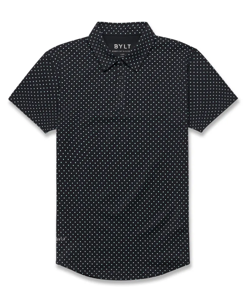 Drop-Cut: LUX Dotted Polo <!-- Size XL -->