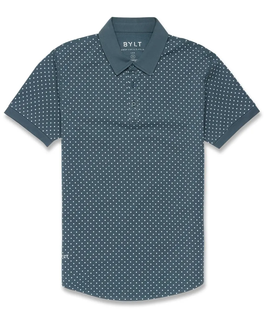 Drop-Cut: LUX Dotted Polo <!-- Size XL -->